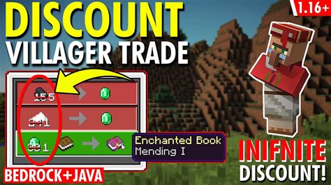 How To Get *MAX DISCOUNTS* on ALL VILLAGER TRADES (Bedrock + Java) - Minecraft Discounted ...