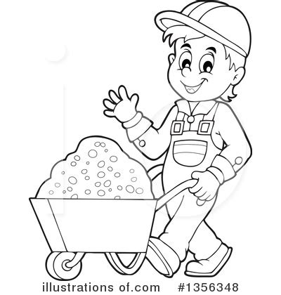 Construction Worker Clipart #213106 - Illustration by visekart