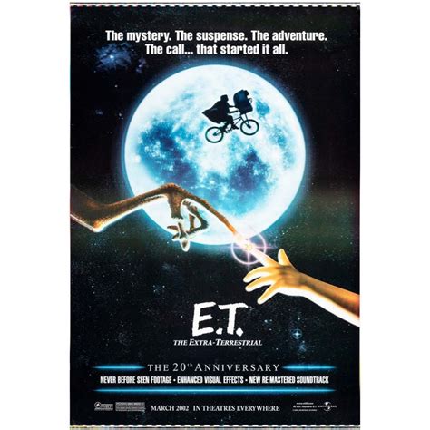 Universal, "E.T. The Extra-Terrestrial 20th Anniversary", 1982 ...