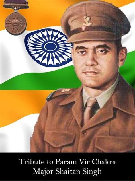 Major Shaitan Singh, PVC. 13 Kumaon. The Saviour of Rezang La. : r ...