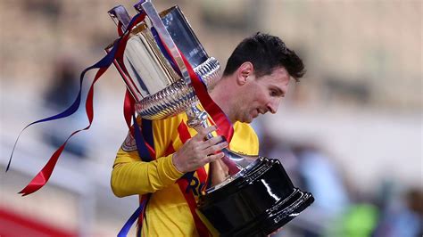 Barcelona, con un Messi brillante, ganó la Copa del Rey