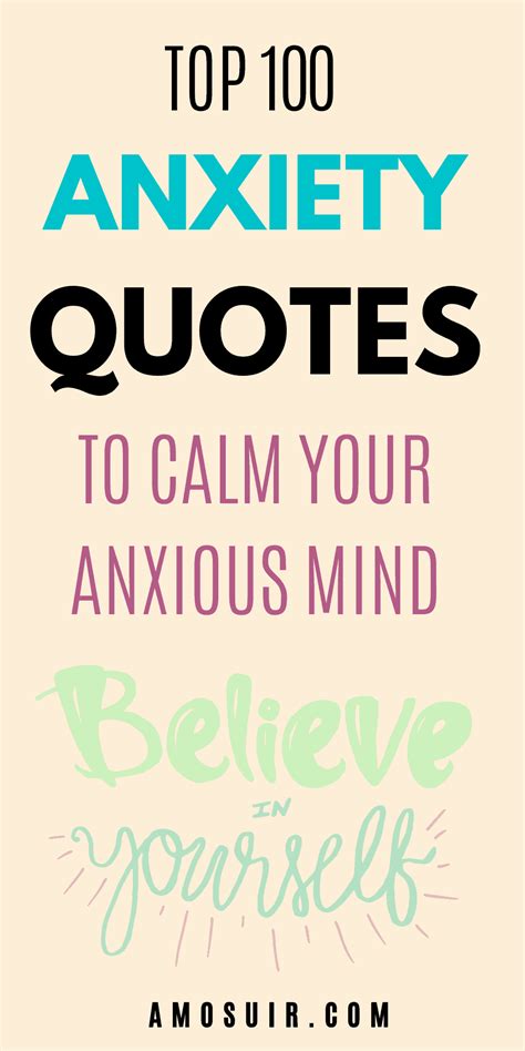 Top 100 inspirational quotes for anxiety sufferers – Artofit