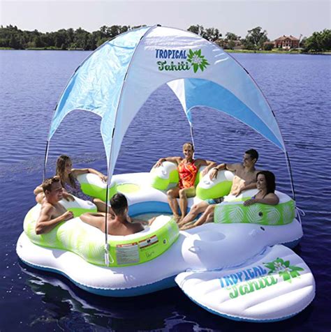 Giant Inflatable Float | Inflatable floating island, Inflatable island, Lake floats