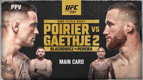 UFC 291: Poirier vs. Gaethje 2 (Main Card) (7/29/23) - Stream el juego de UFC - ESPN Deportes