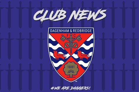 Dagenham and Redbridge FC New Logo. : r/soccer