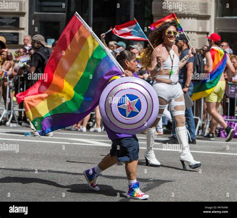 Pride Parade in New York Stock Photo - Alamy