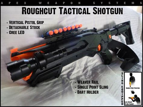 APEX TACTICAL SOLUTIONS: NERF Mod - Roughcut Tactical Shotgun