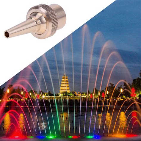 1/2,3/4,1 inch Jet Straight Garden Pond Sprinkler Water Fountain Nozzle Spray Head Brass ...