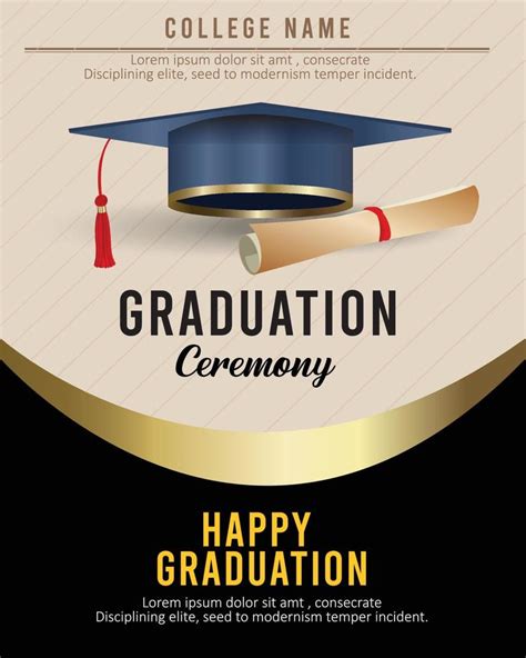 Contoh Invitation Card Graduation Formal Word - Infoupdate.org