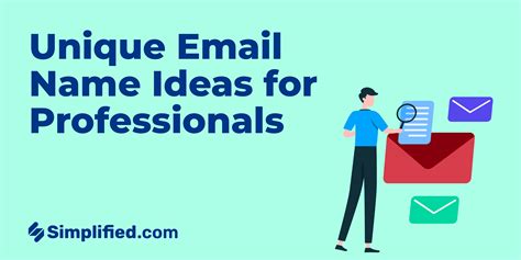 Unique Email Name Ideas for Professionals | Simplified