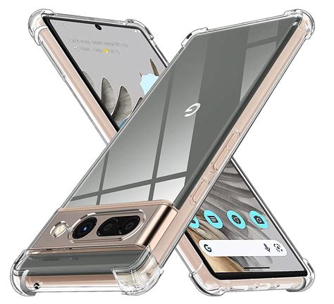 For Google Pixel 7a 8 8 Pro CLEAR CASE Back Shockproof Hybrid Gel Phone ...