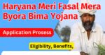 Haryana Meri Fasal Mera Byora Bima Yojana:status Check, Benefits ...