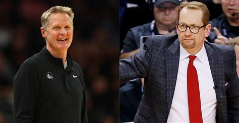 Warriors' Steve Kerr opens up about Nick Nurse's "crazy" coaching style ...