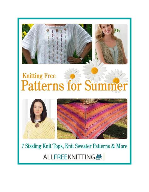 Knitting free patterns for summer 7 sizzling summer tops knit sweater ...