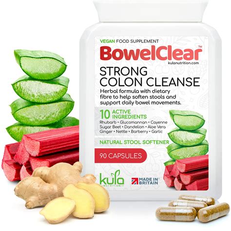 Buy BowelClear Strong Colon Cleanse Detox - 90 Vegan s - Natural s for s - al Bowel Cleanse and ...