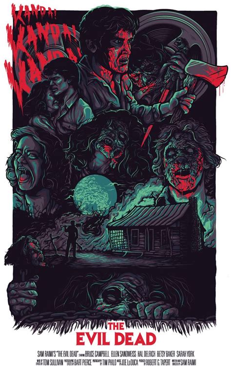 The Evil Dead by Nos4a2 - Home of the Alternative Movie Poster -AMP- | Horror movie posters ...