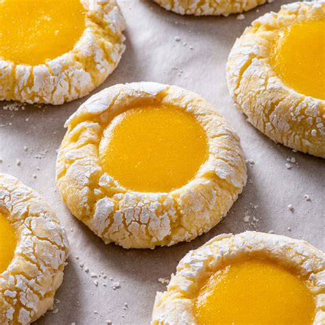 Gluten Free Lemon Curd Cookies - The Loopy Whisk