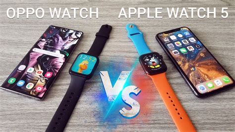 OPPO Watch VS Apple Watch 5 – Comparison - YouTube