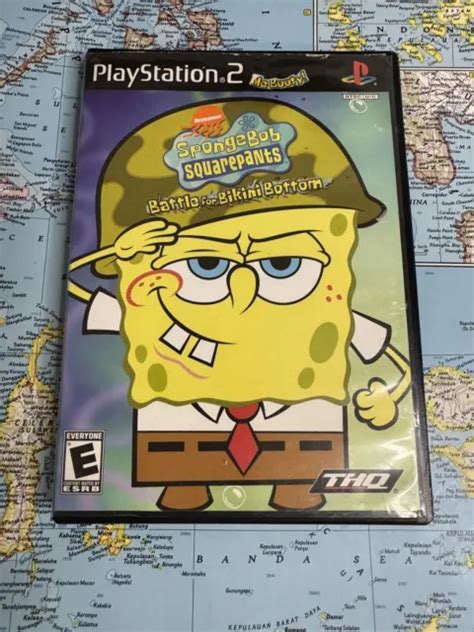 SPONGEBOB SQUAREPANTS: BATTLE for Bikini Bottom (PlayStation 2 PS2) No Manual $8.95 - PicClick CA