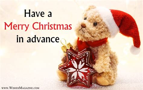 Advance Christmas Wishes - Wishes Magazine