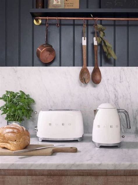 All White Smeg's Collection For Classic Kitchen Appliances ...