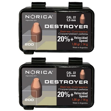 Norica Destroyer Copper Pellets - .22\300