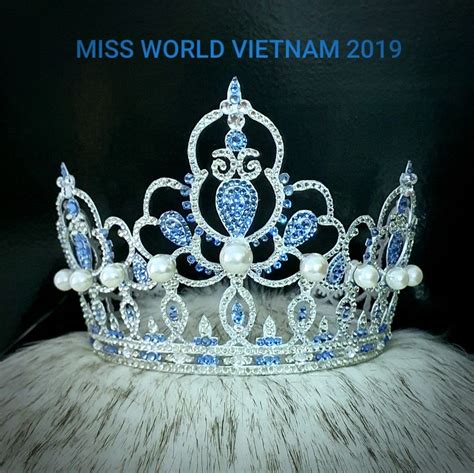 Miss World Vietnam 2019 | Vương miện tiara, Tiaras, Dây chuyền