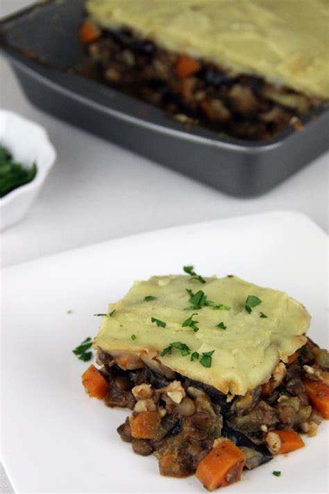 Vegan Moussaka with Eggplant and Lentils - Active Vegetarian