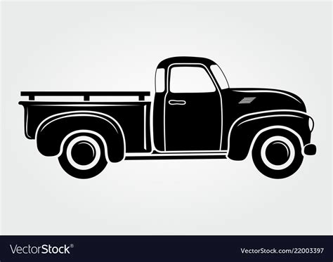 Silhouette Vintage Truck Svg Free - 1722+ DXF Include - Free SVG File ...