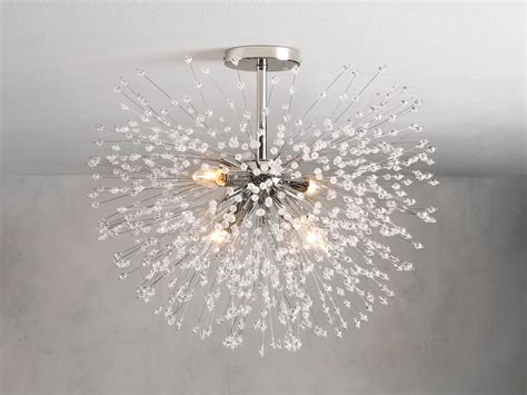 Dandelion Flushmount | Led bulb, Menu design inspiration, Handmade ...