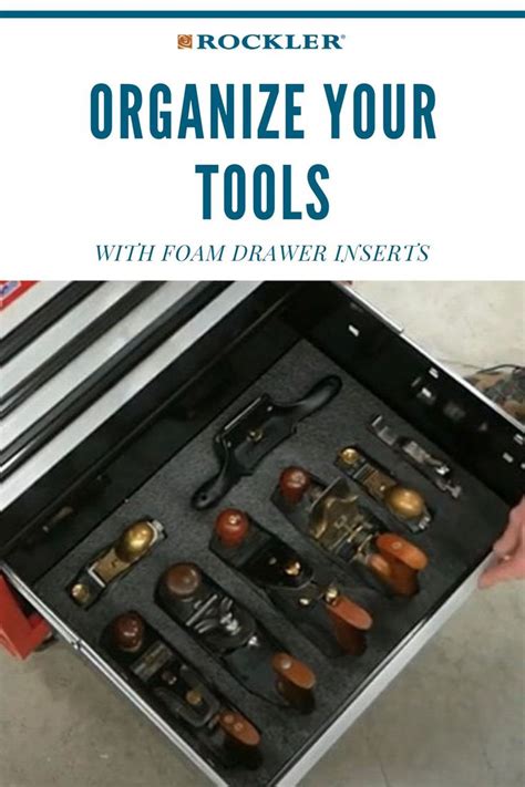 Organize Your Tools with Foam Drawer Inserts in 2021 | Organization ...