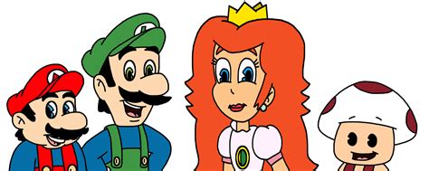 Mario gang on Super Mario Bros. Super Show designs by Ultra-Shounen-Kai-Z on DeviantArt