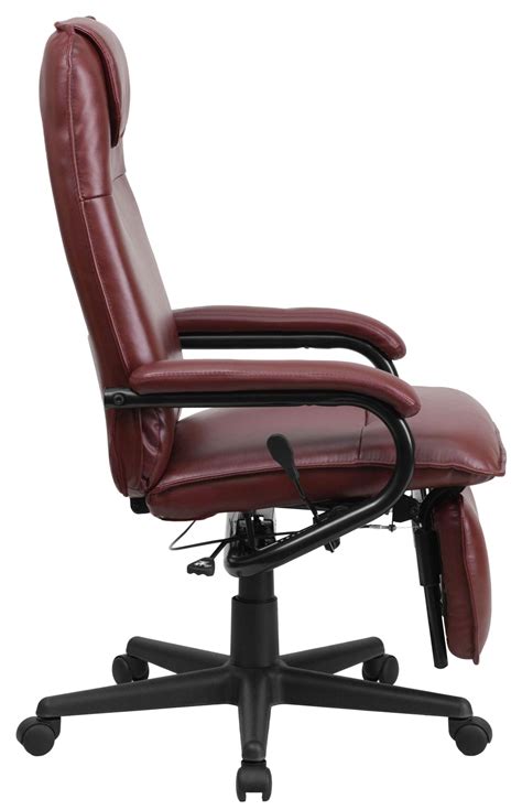 High Back Burgundy Executive Office Chair Reclining from Renegade ...