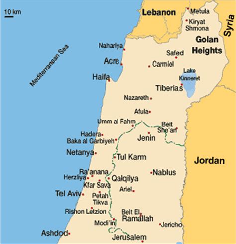 Nahariya Israel Map