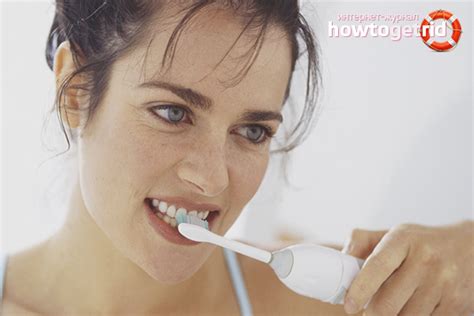 How to brush your teeth with an electric toothbrush