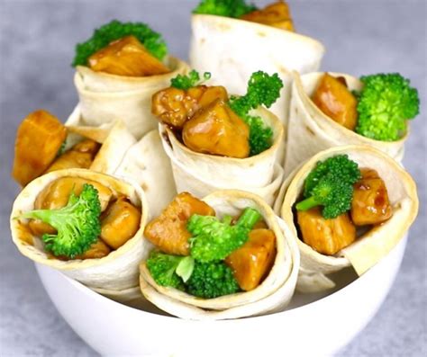 Teriyaki Chicken Wraps - TipBuzz