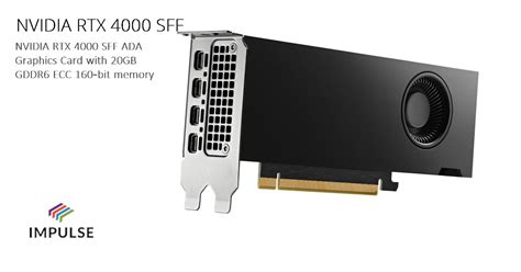 NVIDIA RTX 4000 SFF Ada 20GB Low Profile Professional GPU · Impulse ...