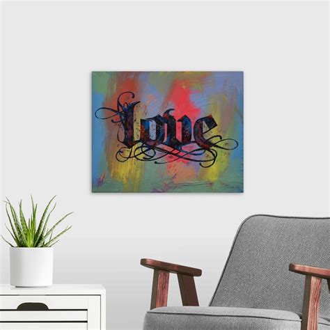 Love - Calligraphy Wall Art, Canvas Prints, Framed Prints, Wall Peels ...