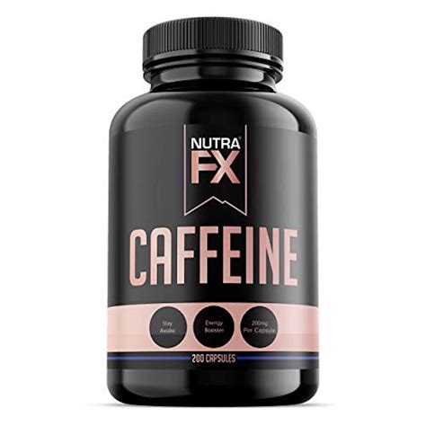 FX Supps 200mg Caffeine Pills for Energy, Focus, and Mental Clarity ...