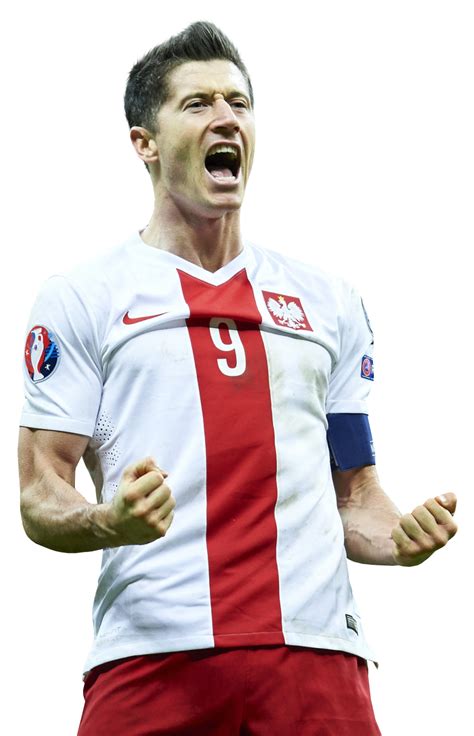 Robert Lewandowski football render - FootyRenders