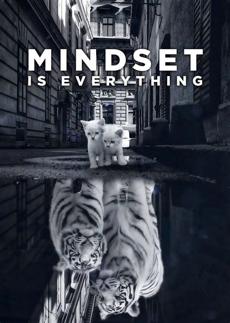 Mindset is everything poster by holosomnia displate – Artofit