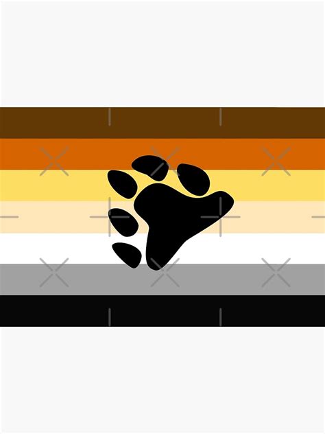 "Bear Pride Flag" Poster by identipride | Redbubble