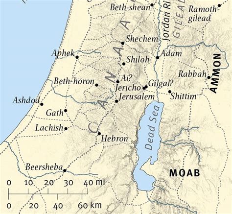 The Setting of Joshua - ESV Global Study Bible Image