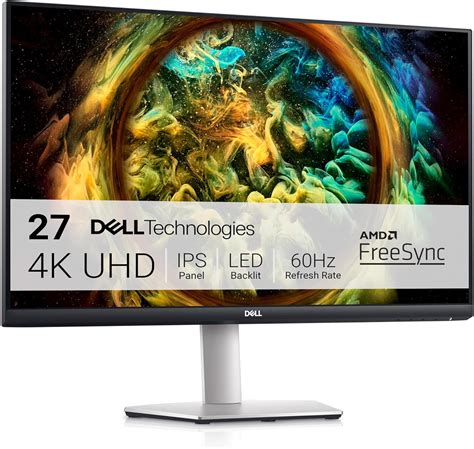 Dell S2721QS Monitor 27 Inch, 4K UHD 3840 x 2160 IPS Display, Ultra ...