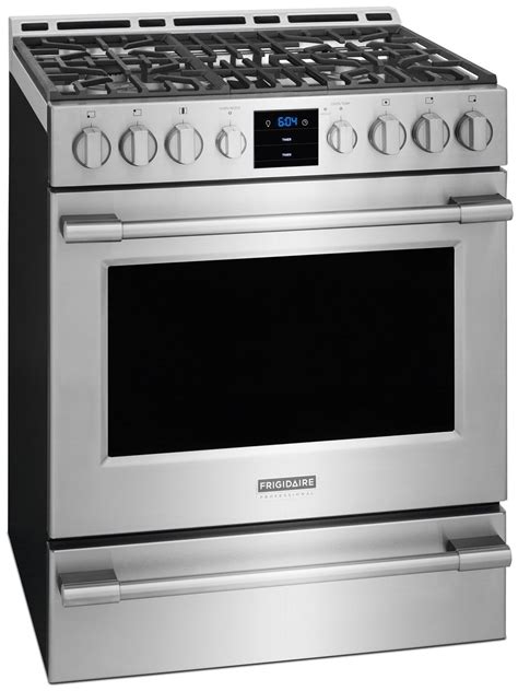 Frigidaire Professional® 30'' Front-Control Freestanding Gas Range - Stainless Steel | The Brick