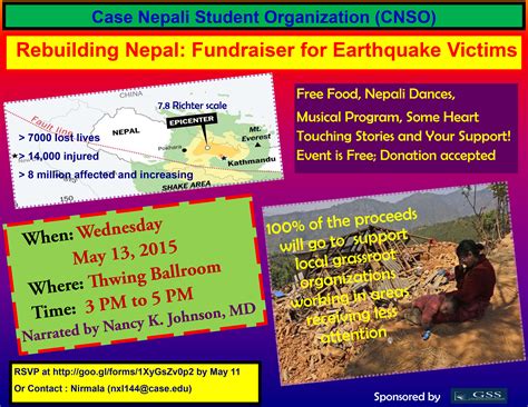 Support Nepal earthquake relief efforts at May 13 fundraiser