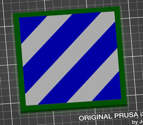 US Army's 3rd Infantry Division Patch by Jeff | Download free STL model | Printables.com