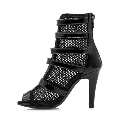 Black Patent Leather Boots For Dancers - Best Dance Heels