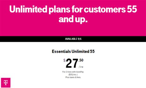 T-Mobile Offering 2 Unlimited LTE Data Lines For $55/Month To Those 55 ...