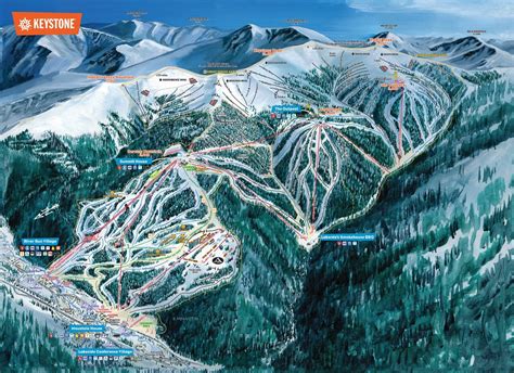 Keystone Resort Map | Keystone resort, Resort, Ski trip